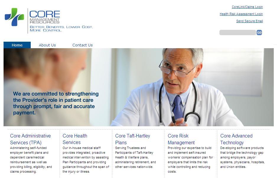 Core Health Services website To access Core Health Services, go to
