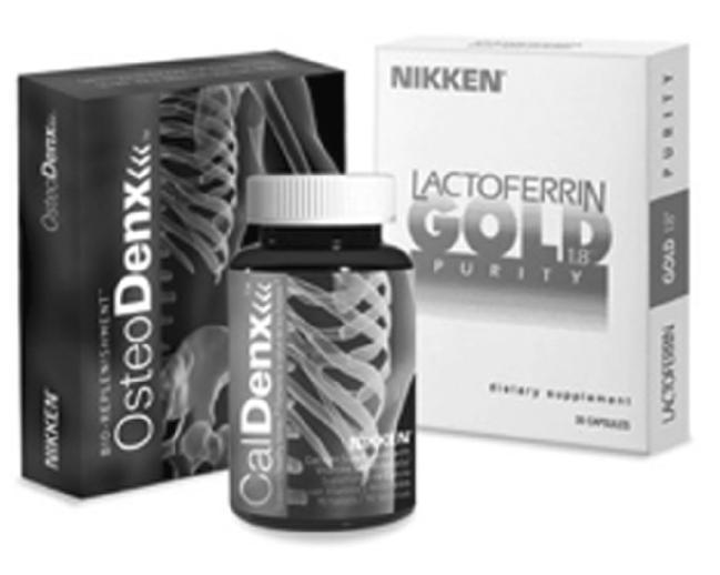 Dr. Kenneth C. Howayeck 33 Osteodenx. Nikken, Inc., a research and development company, brought this breakthrough product to market and combines it with calcium supplementation and Vitamin D.