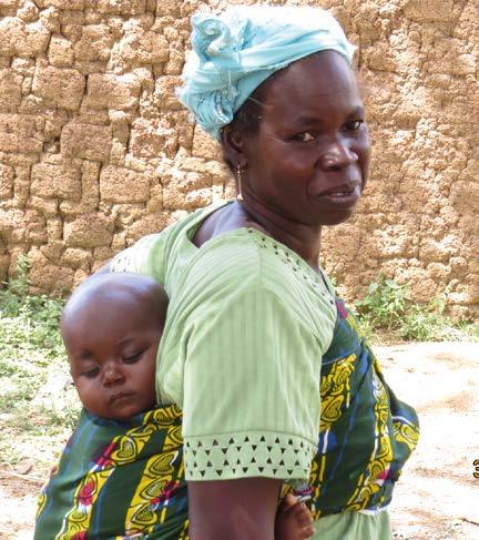 study. By Jean-Bosco Ouedraogo, IRSS, Burkina Faso Top: Breastfeeding practices during the first six months are evaluated under IAEA nutrition projects.