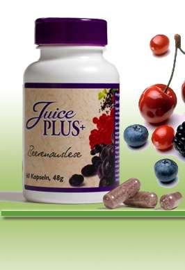 Better for you: Juice PLUS+ Juice powder concentrate in capsules Marketing: an inexpensive way to add more nutrition.