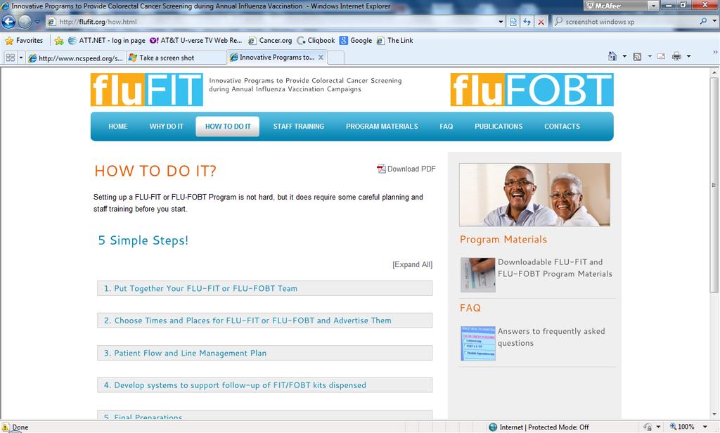 Flu/FIT Implementation Guide