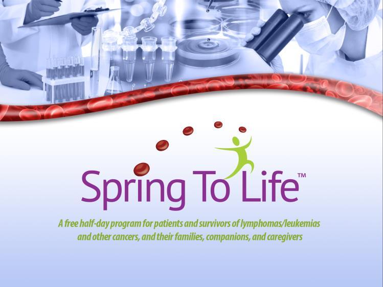 1 Saturday, May 16, 2015 This is a summary of a presentation given at the 2 nd Annual Spring to Life Conference on Hematologic