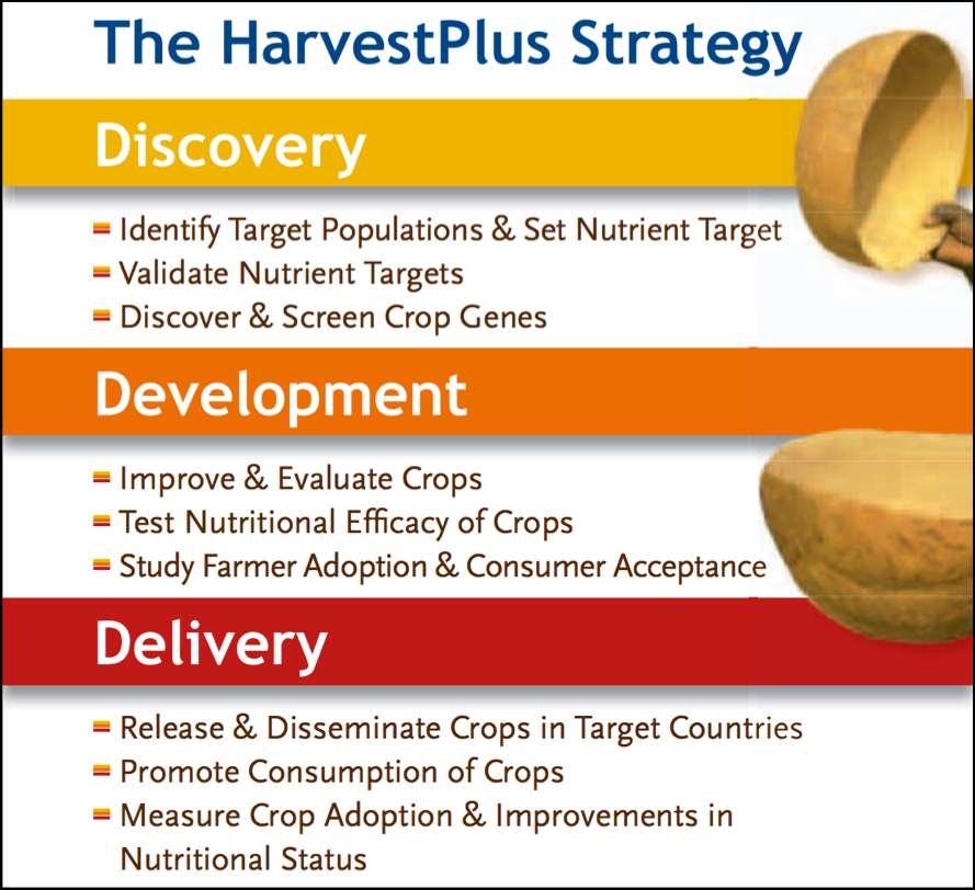 Background- overall biofortification strategy Do the crops work to improve