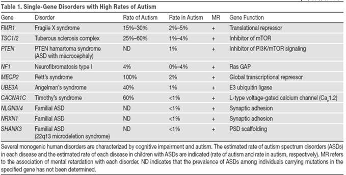 The Search For Genetic Variants ASD in single gene disorders (SGD) ASD and large chromosomal abnormalities Rare genetic variants; Copy Number Variants (CNV), Kelleher III R.J and Bear M.