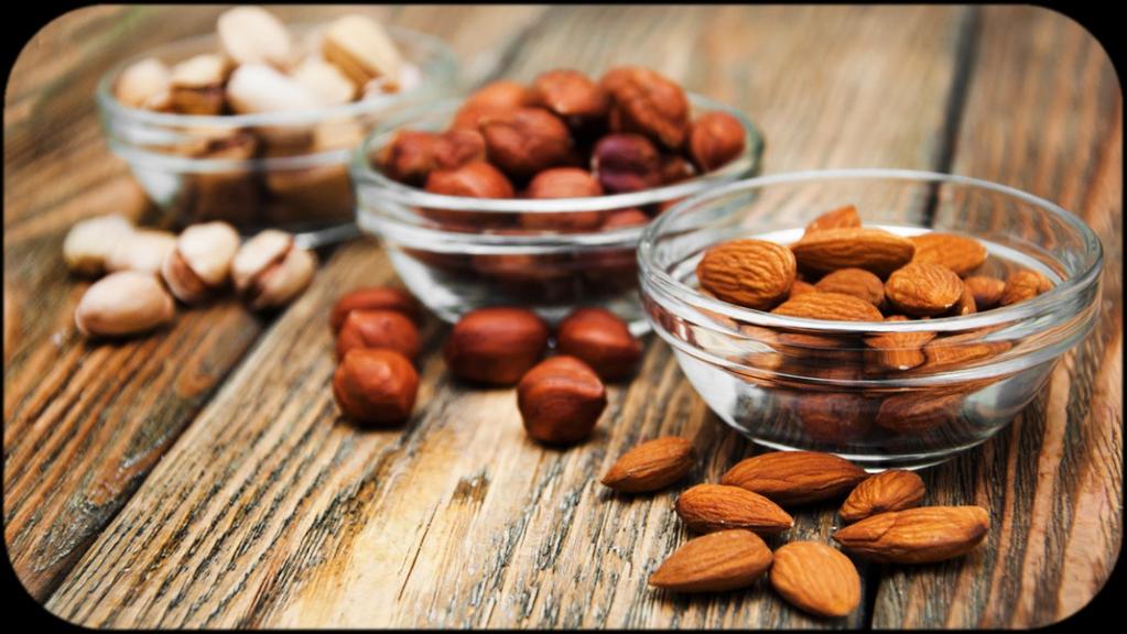 Nuts In addition to heart-healthy fats, nuts are a good source of plant-based protein, fiber, and a variety of vitamins and minerals. Nuts are the perfect on-the-go snack choice.
