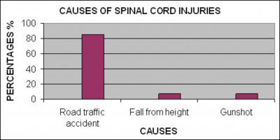 in an environment where most facilities for management of spinal cord injuries are lacking.
