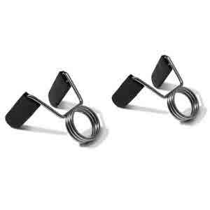 Olympic Clamp Collars (Pair) Neck Support Vertical Olympic Bar Holder (Holds