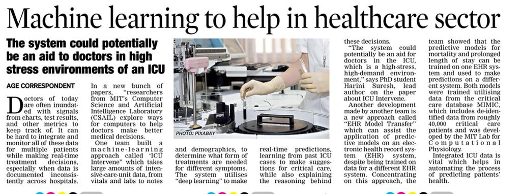 Healthcare Sector ((The Asian Age: 20170823)