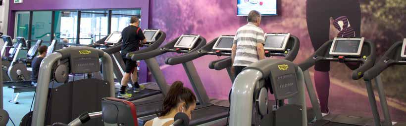 The centre boasts a state of the art gym which has over 50 stations offering a full range of cardio and resistance equipment, a modern 25 metre swimming pool and OVER 55 STATIONS 25 METRE POOL a
