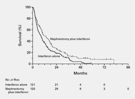 IFN + Nephrectomy in mrcc and