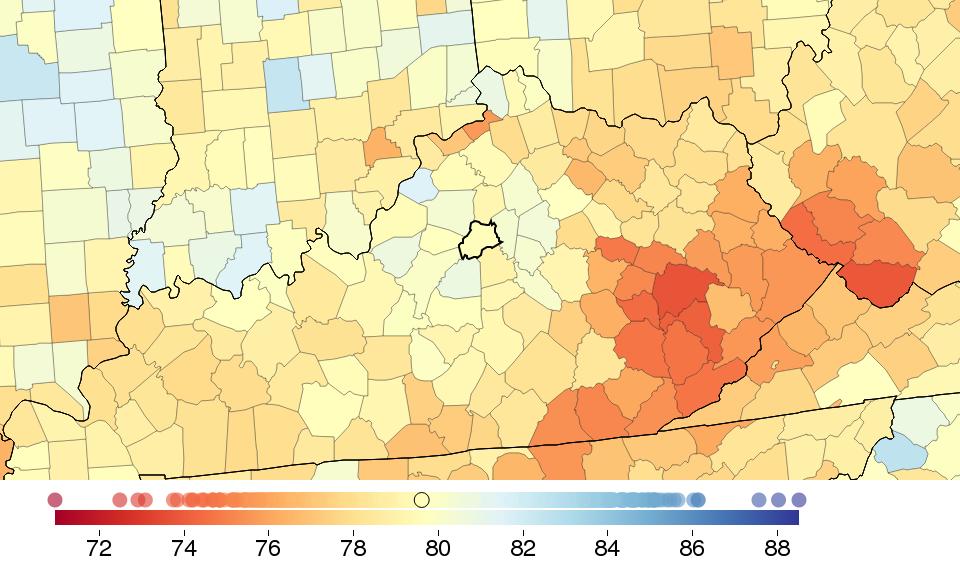 COUNTY PROFILE: Anderson County, Kentucky US COUNTY PERFORMANCE The Institute for Health Metrics and Evaluation (IHME) at the
