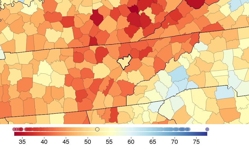 County Profile: Anderson County, Tennessee. Seattle, WA: IHME, 2016.