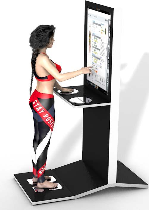 MS FIT Touch Screen Kiosk for Fitness