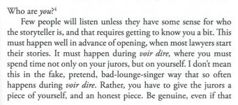 Jury Selection Ideas: If you show them, they ll