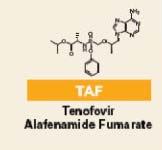 profile Gut Plasma Lymphoid cells/ Hepatocytes TFV TDF TDF/TFV TAF