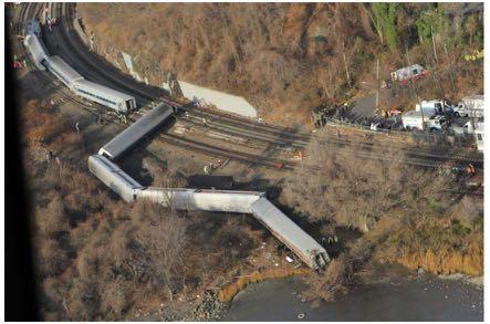 Metro-North crash: New York, December 2013 resulting in 4 deaths and injuries to 59 additional persons.