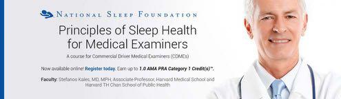 This supplemental training course will cover: 1. Sleep Health and Safety; 2.