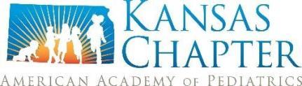 Kansas Chapter, American Academy of Pediatrics is accredited by the Kansas Medical Society to provide continuing medical education for