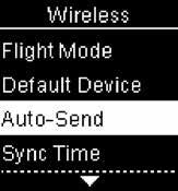 Wireless Communication and Meter Pairing 7 Auto-Send Auto-Send Select whether data is automatically sent to the default paired device after each test. 1 2 3 Turn the meter on by briefly pressing.