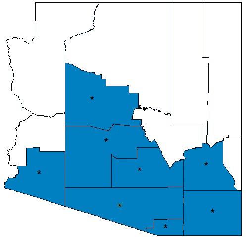 Laboratory-Confirmed Cases Reported, by County, 2014-2015 Influenza Season In Arizona: 82 cases of influenza reported so far this season 8 counties