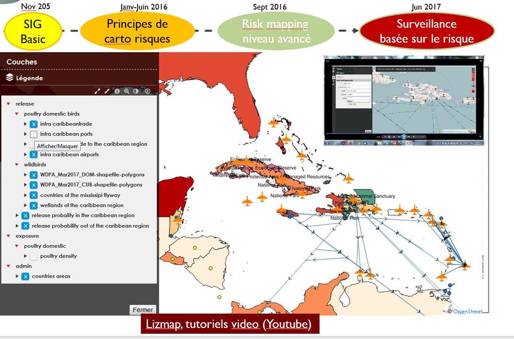 7/2 2 RISK ASSESSMENT METHOD Assess the risk of introduction, exposure and spread of avian influenza (LP/HP) in poultry in Guadeloupe, Martinique, French Guiana Pradel, 2018