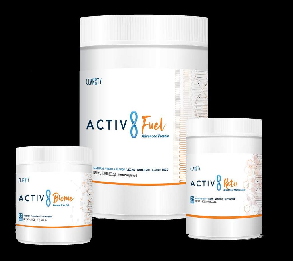 The goal of the ACTIV8 Program, is to turn on the body s