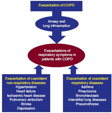 EXACERBATIONS OF RESPIRATORY SYMPTOMS IN PATIENTS WITH COPD MAY NOT BE EXACERBATIONS OF COPD Beghé B, Verduri A, Roca M