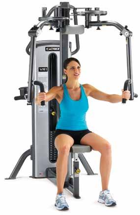 Multi Press Provides a Chest Press, Incline Press, and Overhead Press in a single package. Seat assembly adjusts by a single knob to provide the three movements.