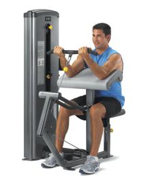 arm curl Intuitive design eliminates the need for aligning with axis of rotation.