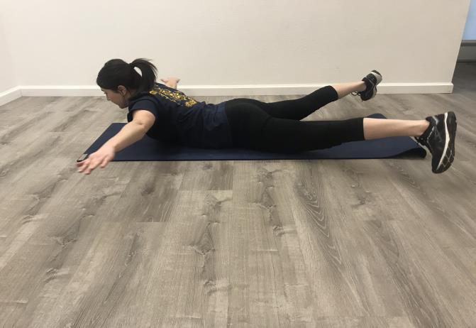Return to full body extension (without resting arms/legs on the ground) and repeat. Breathe. Think about proper technique over speed.