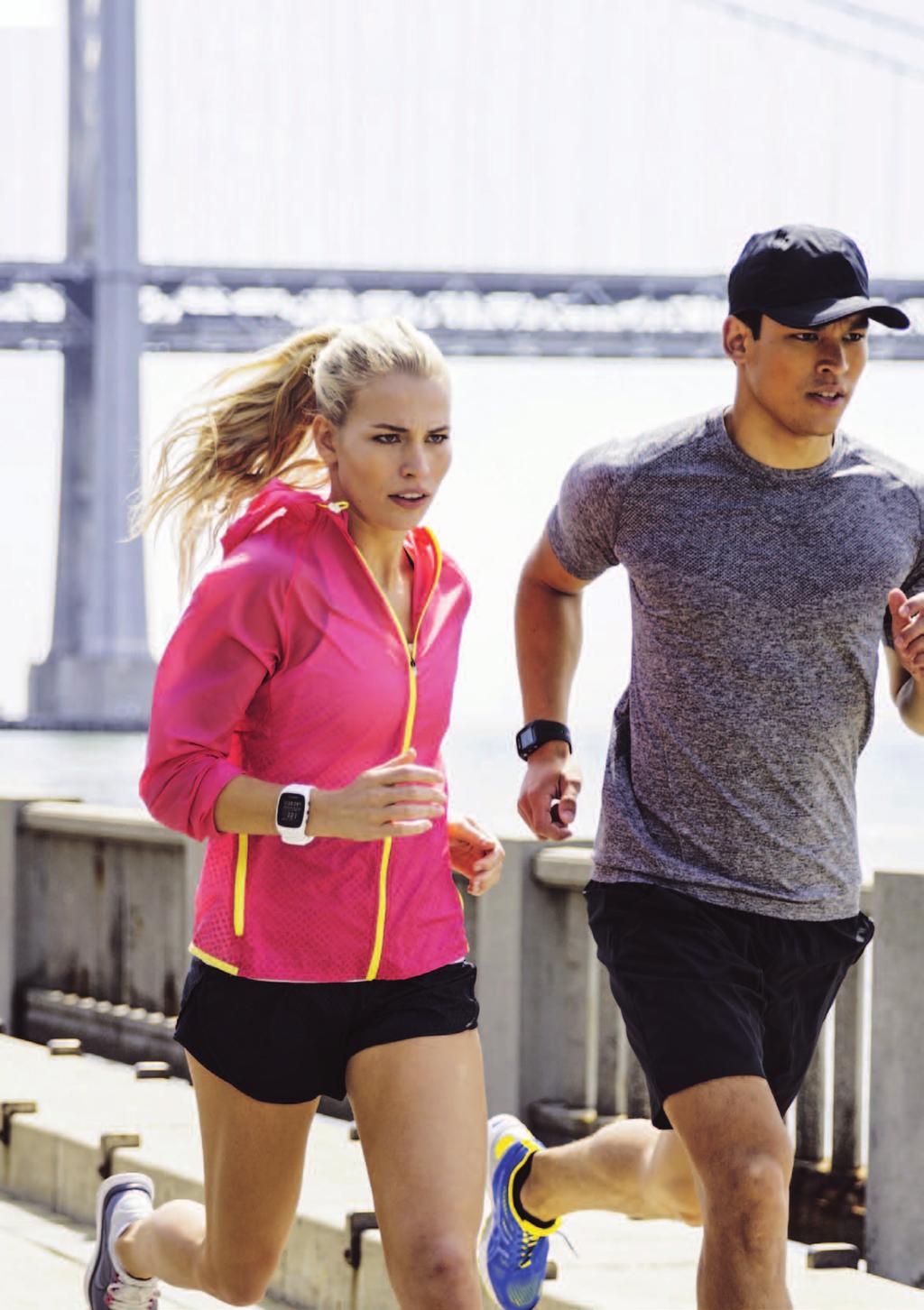 Run beyond ordinary Polar M400 brings together style, performance and comfort.