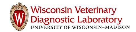 Wisconsin Vet Diagnostics Lab Test Test Set Up Cost PRRS ELISA - Oral fluid Wednesday $10 PRRS PCR