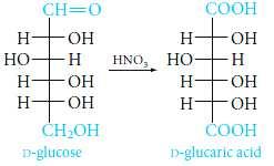 2) Oxidation of Monosaccharides Reactions of Monosaccharides 16 2.2. With Strong Oxidizing Agents o Stronger oxidizing agents, such as aqueous nitric acid.