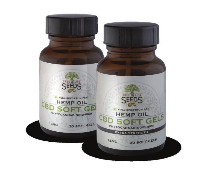 SOFT GELS PRECISE DOSING PHARMACEUTICAL GRADE FULL SPECTRUM PCR HEMP OIL CBD SOFT GELS After the whirlwind launch of our Tree of Life CBD Oil Drops, customers who loved the product wrote in to ask