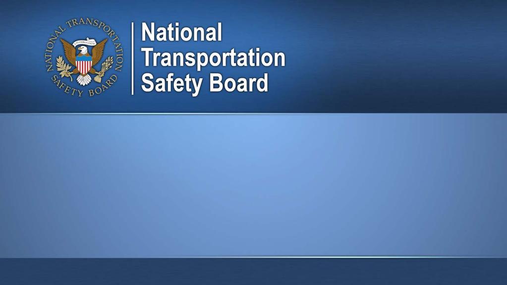 Turbulence Accidents and NTSB Research Update Nathan Doble