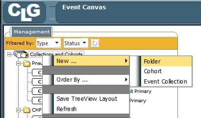 Build Each Cohort: Macrolide and Gatifloxacin Go to Event Canvas Right Click on Collections and Cohorts and create a new