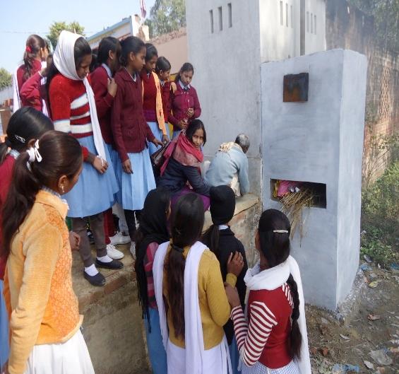 Toilets are a must as private places for women and girls To support MHM for women and girls in communities and schools, it is essential that there is a private place to change napkins, and to use the