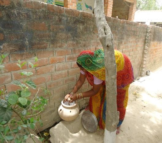 To support this issue WaterAid has supported the construction and restoration of sanitation blocks in almost 300 private and government schools across UP to ensure that girls have private space to