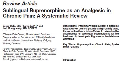 dose-response curve Based on complete or comparable pain relief, buprenorphine had full clinical analgesic efficacy in 25/26 of these studies Tiggerstedt et al (1980) im bup vs im morphone Post-op