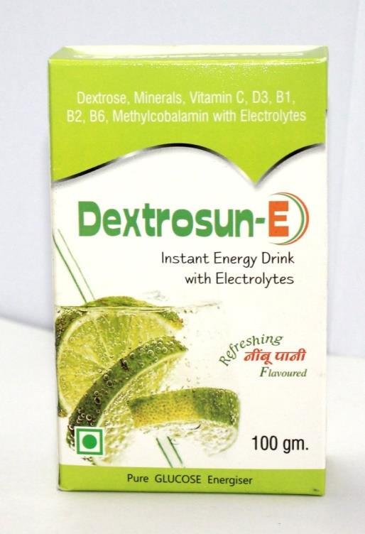 DEXTROSUN -E Dextrose, Minerals, Vitamin C,