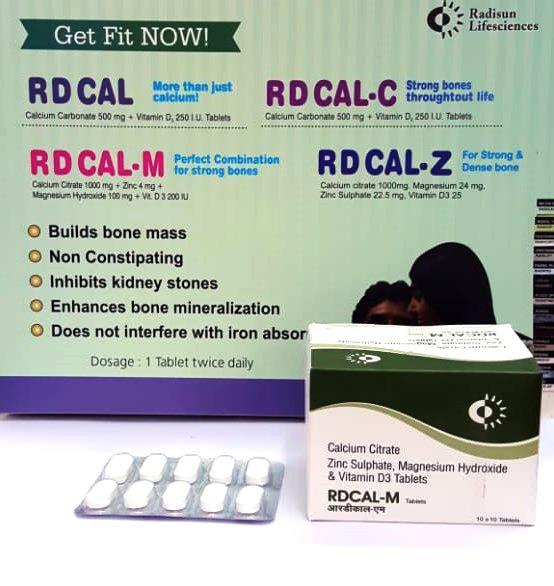 RDCAL-M "Calcium citrate USP 1000mg+