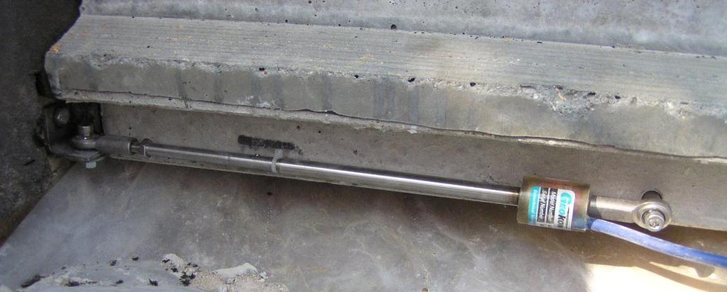 four were placed across the EF joint (A3CRACK, B3CRACK, C3CRACK, D3CRACK). Special block-outs were cast into the approach slabs at each joint to accommodate the sensors. Figure 3.