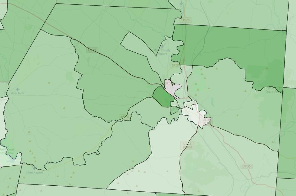 Ross County Life Expectancy by Census Tract: During 2018, the Center for Disease Control (CDC) released the U.S.