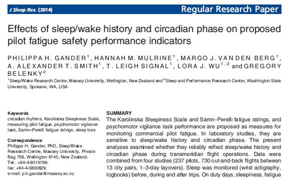Effects of sleep/wake history and circadian phase on proposed