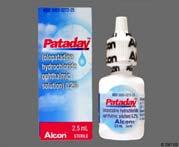 mast cell stabilizer Pataday QD OU Cool compresses Pre-septal Normal Vision