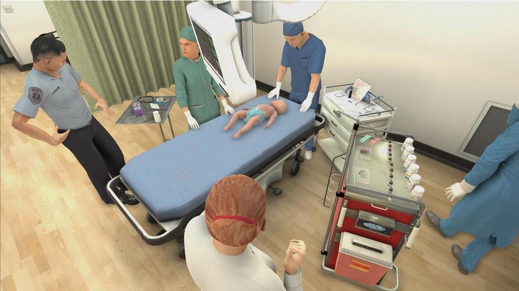 5 Conclusions Immersive educational tool, Kids s Hospital Los Angeles - prepare medical staff with the most realistic environment that they experience the