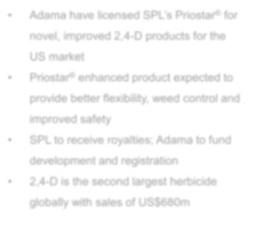 Adama is privately held by ChemChina and Koor Industries.