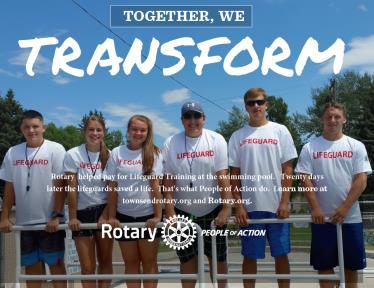 Big Sky Rotary News January 2018 Page 6 D i s t r i c t 5 3 9 0 N e w s Get Involved in People of Action Campaign In December 2017, Ian Riseley, Rotary International (RI) President, sent out a notice