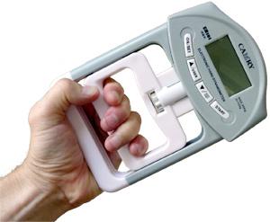 Hand Grip Test Purpose: To measure the maximum isometric strength of the hand and forearm muscles and also gives an indication of general strength Equipment required: Handgrip dynamometer The subject