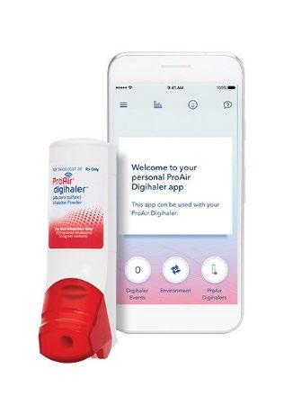 ProAir Digihaler 2020 Teva Announces FDA Approval of First and Only Digital Inhaler with Built-In Sensors ProAir Digihaler (albuterol sulfate 117